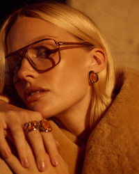 The Amber Honey Resin Studs (PREVIEW) view 2