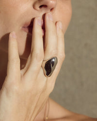 The Liquid Metal Statement Ring view 2
