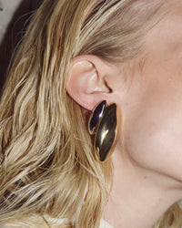 The XL Chrome Orb Studs on Model View 4