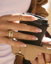 The Marais Coil Ring-Gold View 3