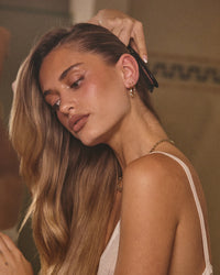 The Georgia Stone Huggies Set- Gold View 2