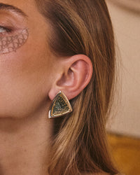 The Bianco Nero Studs- Silver View 2