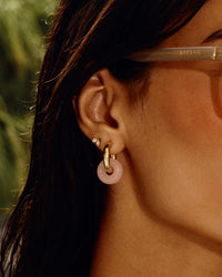 The Rio Washer Hoops- Silver view 2