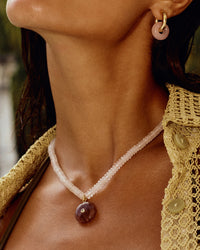 The Côte d'Azur Pendant Necklace- Gold view 2