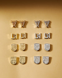 The MLS Logo Studs- Gold view 2