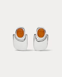 The Amber Honey Resin Statement Earrings (PREVIEW)