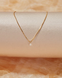 The Bella Diamond Charm Necklace View 2