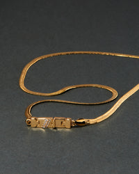 BF Herringbone Chain- Gold View 3