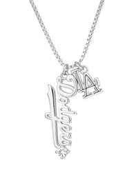 The MLB Layered Nameplate Necklace