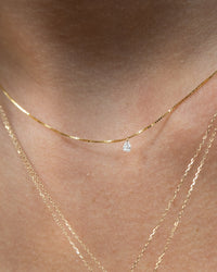 The Bella Diamond Charm Necklace View 4