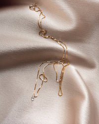 The Bella Diamond Charm Necklace View 8