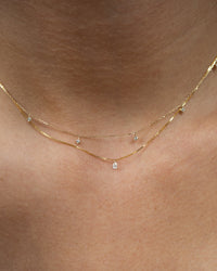 The Bella Diamond Charm Necklace View 10