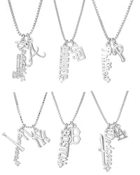 The MLB Layered Nameplate Necklace view 2