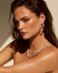 The Classique Herringbone Chain- Silver (Ships Late April) View 4