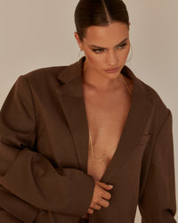 Capri Wire Hoops - Gold View 5