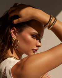 Flex Snake Chain Bracelet- Gold (Ships Mid December) View 4