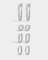 The Ear Stack Edit- Silver