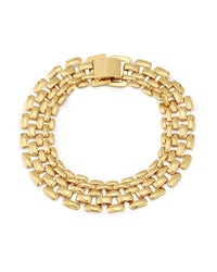 Celine Chain Link Bracelet- Silver