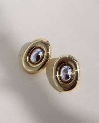 The Two-Tone Chrome Orb Statement Studs (Preview) view 2