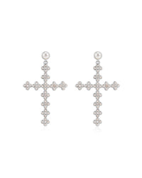 The Daisy Stud Cross Earrings