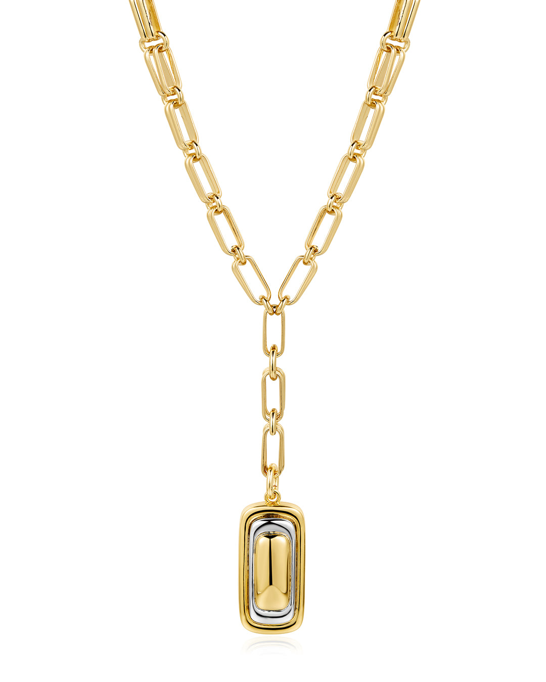 ★韓国の人気★【DIESEL】★TWO-TONE PENDANT NECKLACE★ ☆韓国の人気☆【DIESEL】☆TWO-TONE PENDANT NECKLACE☆