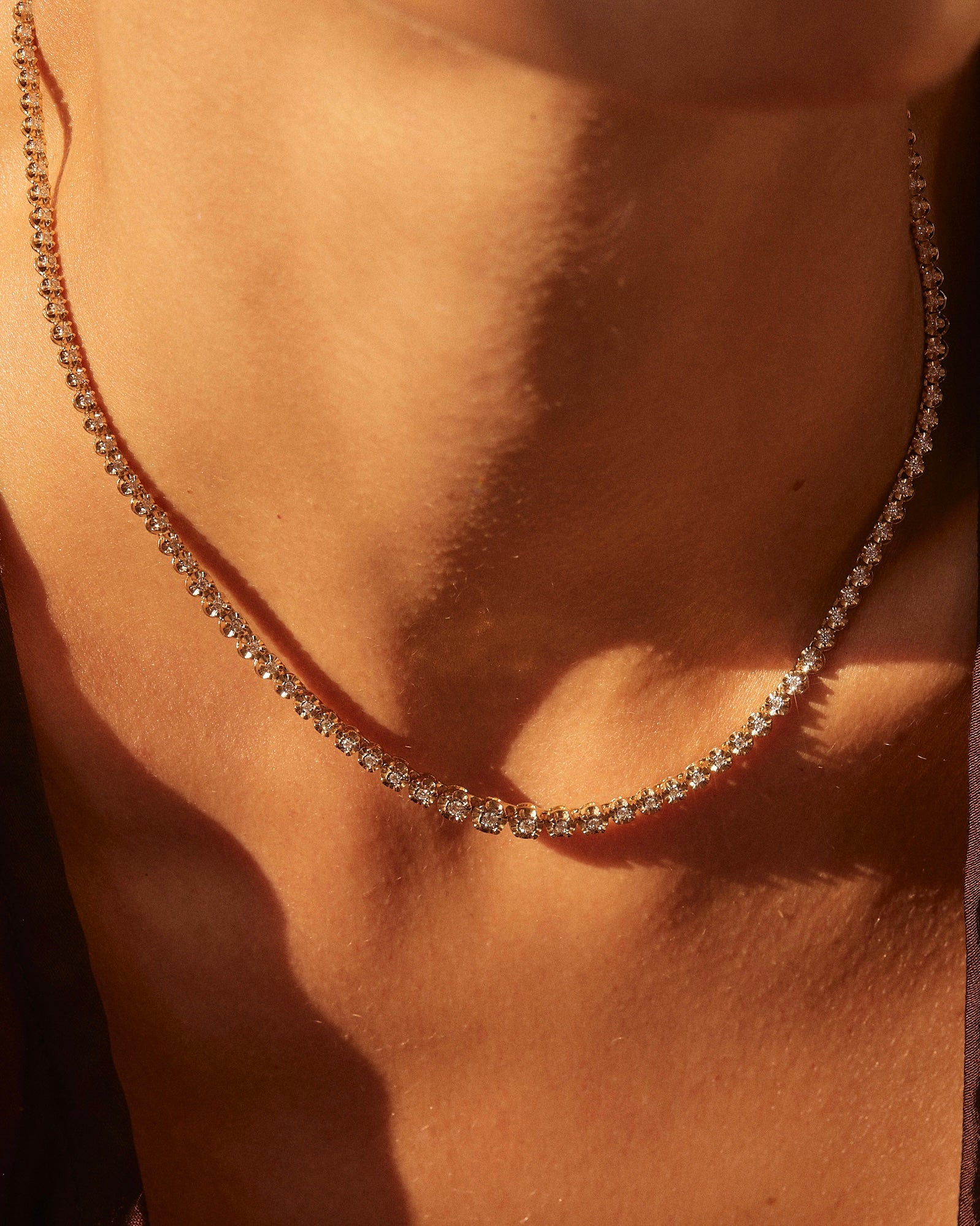 The Pia Tennis Necklace | Luv Aj