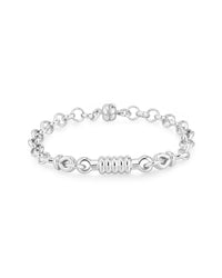 Horsebit Bracelet- Silver View 1