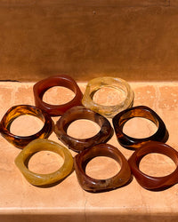 The Formentera Bangle Set- Tortoise View 4