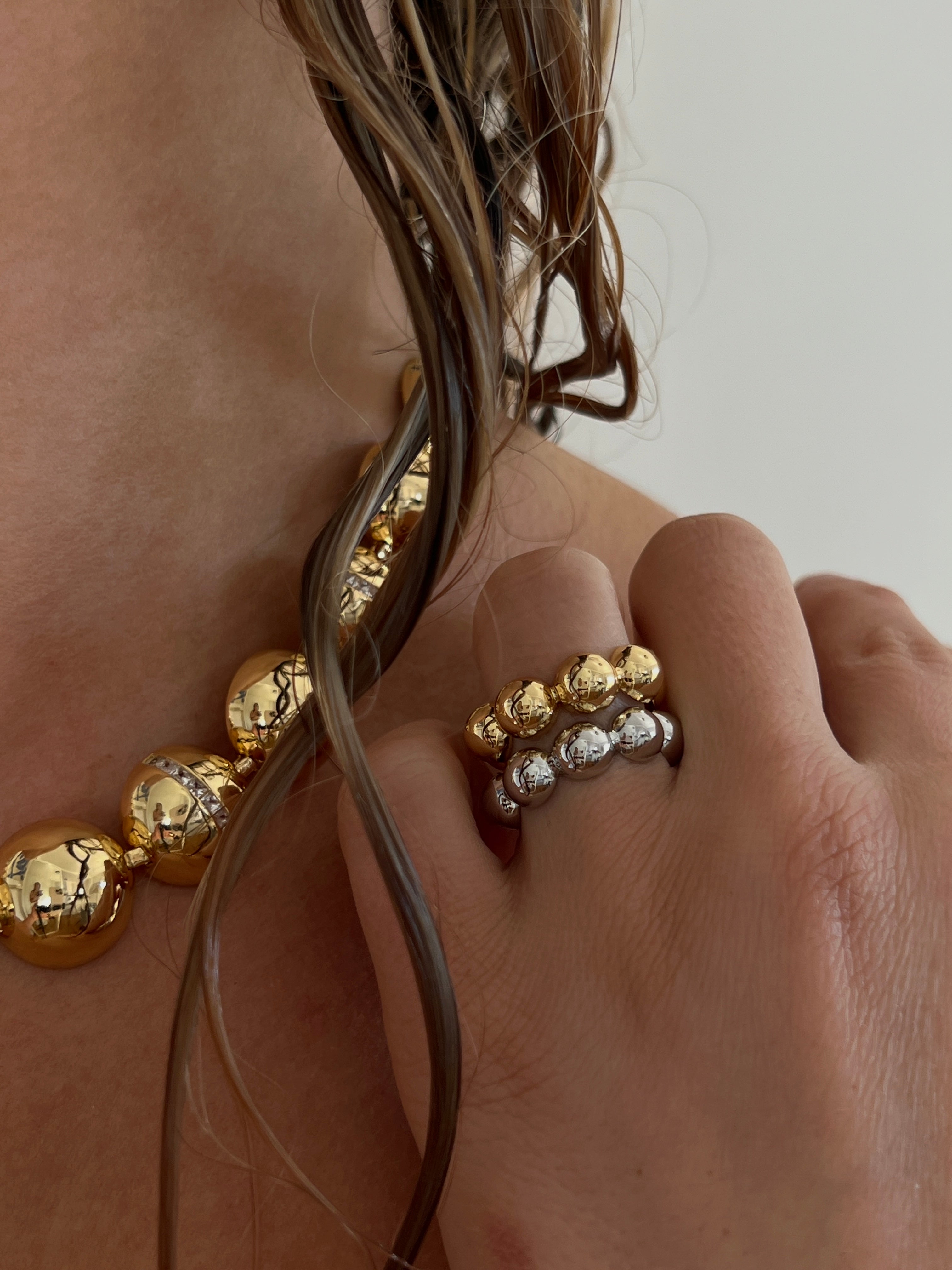 Ball chain deals ring