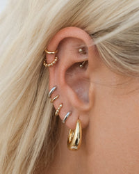Marbella Hoops- Gold view 2