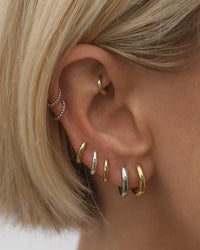 Plain Amalfi Huggies- Gold view 2