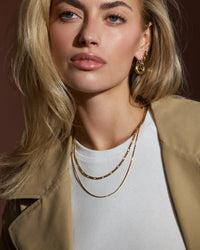 Cecilia Chain Necklace- Gold (Ships Mid October) view 2