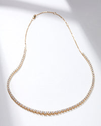 The Pia Tennis Necklace View 1
