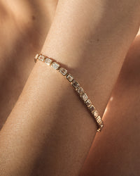 The Emerald Bezel Tennis Bracelet