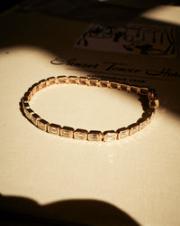 The Emerald Bezel Tennis Bracelet view 2