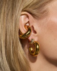 The Noemi Ear Cuff Set- Gold view 2