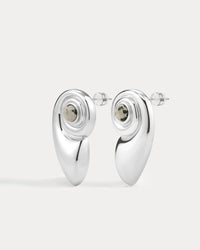 The Palma Shell Studs- Gold (Ships Early June)