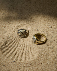 The Palma Signet Ring- Gold view 2