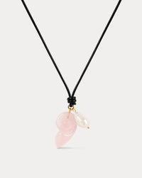 The Santorini Pendant Cord Necklace