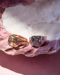 The Seychelles Signet Ring- Gold view 2