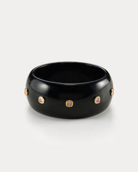 The St. Lucia Lucite Cuff- Gold