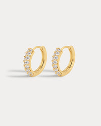 Baby Pave Huggies- Gold (Ships Mid December)