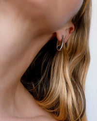 The Circle Link Earrings view 2