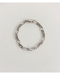 The Oval Bezel Chain Bracelet view 2