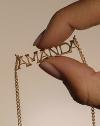 The Nameplate Necklace [Vintage] View 7