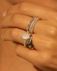 The Perfect Pave Signet Ring view 2