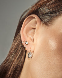 The Diamond Georgian Hook Earrings view 2