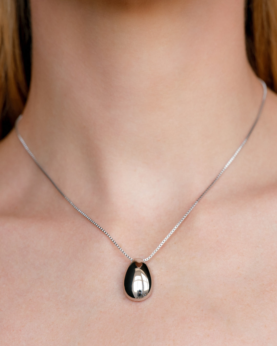 The Metal Bean Necklace | Luv Aj