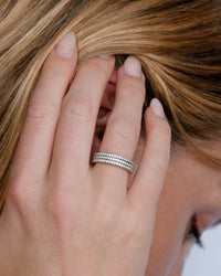 The Classic Pave Bands Set view 2