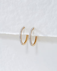 The Dreamy Diamond Hoops (18mm)